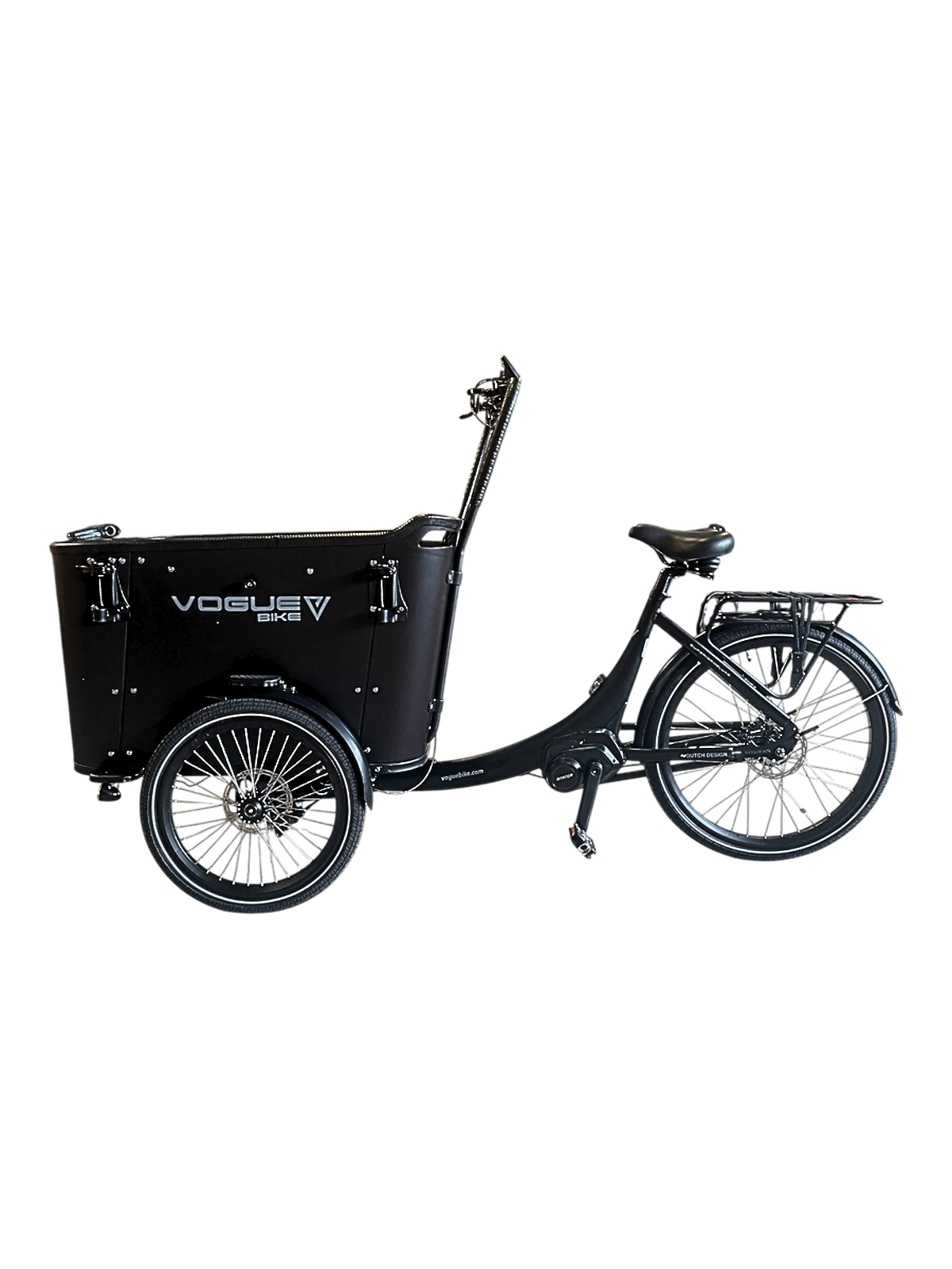 Vogue Superior Deluxe el-ladcykel med centermotor og stort batteri